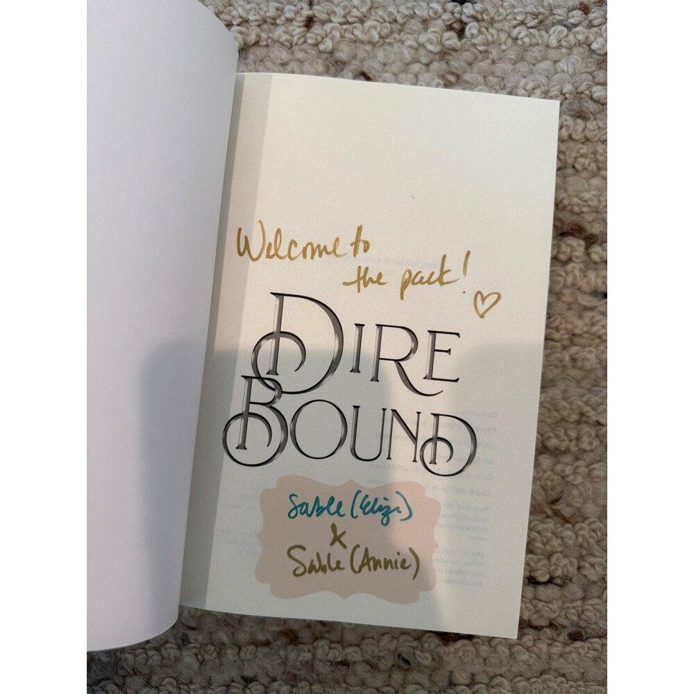 Direbound by Sable Sorensen *SIGNED* Paperback 2025 Wolves of Ruin Fantasy Novel